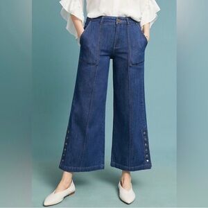 Anthropologie Pilcro and The Letterpress The Skipper Wide Leg Jeans size 26